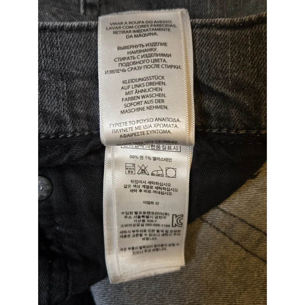 Polo Ralph Lauren Mens Straight‎ Jeans 36X34 (36×29) Faded Black